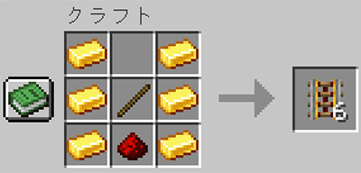 パワードレールのレシピ