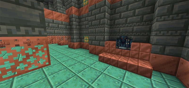 2層の試練室に生成された宝物庫。