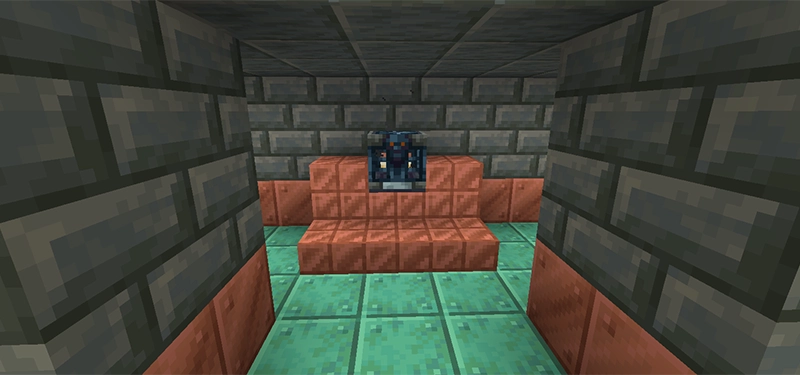 台座の間に生成された宝物庫。